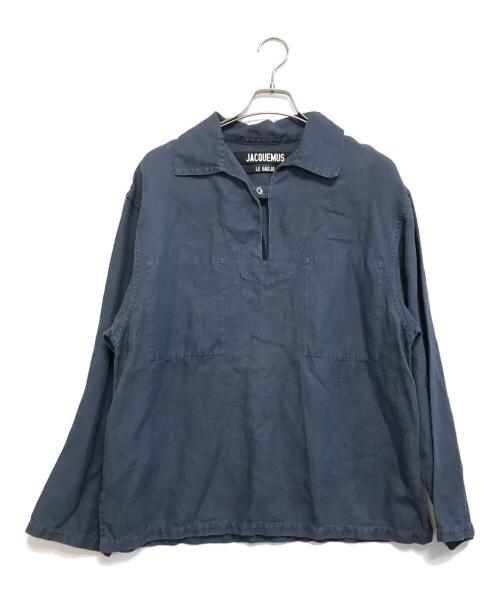 jacquemus（ジャックムス）jacquemus (ジャックムス) リネンスモック ネイビー サイズ:48の古着・服飾アイテム