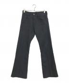 DAIRIKUダイリク）の古着「Straight Flasher Pressed Pants」｜ブラック