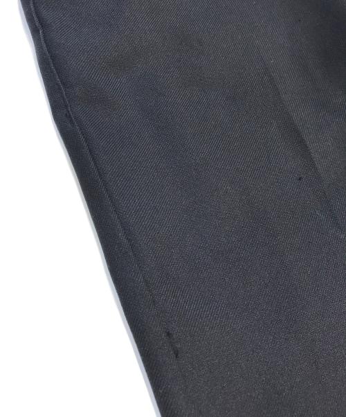 DAIRIKU（ダイリク）DAIRIKU (ダイリク) Straight Flasher Pressed Pants ブラック サイズ:27inchの古着・服飾アイテム