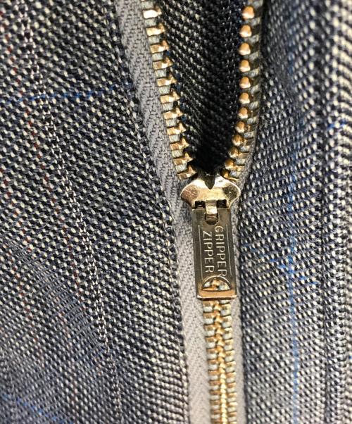 VINTAGE（ヴィンテージ）VINTAGE (ヴィンテージ) ストライプワイドスラックス グレー サイズ:表記なしの古着・服飾アイテム