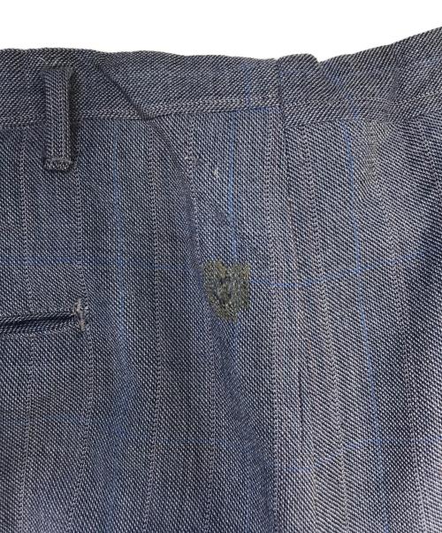 VINTAGE（ヴィンテージ）VINTAGE (ヴィンテージ) ストライプワイドスラックス グレー サイズ:表記なしの古着・服飾アイテム