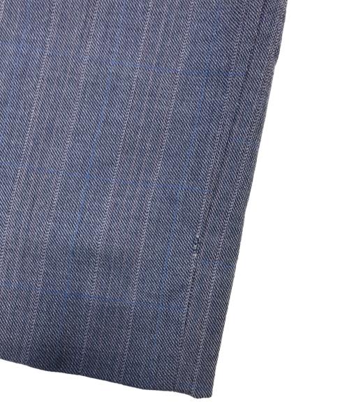 VINTAGE（ヴィンテージ）VINTAGE (ヴィンテージ) ストライプワイドスラックス グレー サイズ:表記なしの古着・服飾アイテム