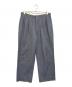 VINTAGE（ヴィンテージ）の古着「ストライプワイドスラックス」｜グレー