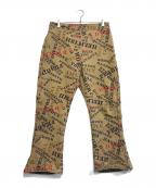 SWING WESTスウィング・ウェスト）の古着「リバーシブル総柄パンツ」｜カーキ