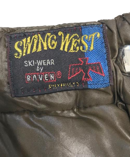 SWING WEST（スウィング・ウェスト）SWING WEST (スウィング・ウェスト) リバーシブル総柄パンツ カーキ サイズ:不明の古着・服飾アイテム