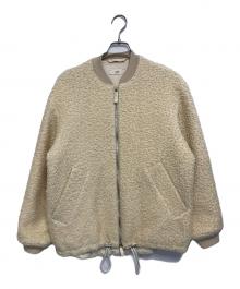 UNFIL（アンフィル）の古着「ボアボンバージャケット」｜ベージュ