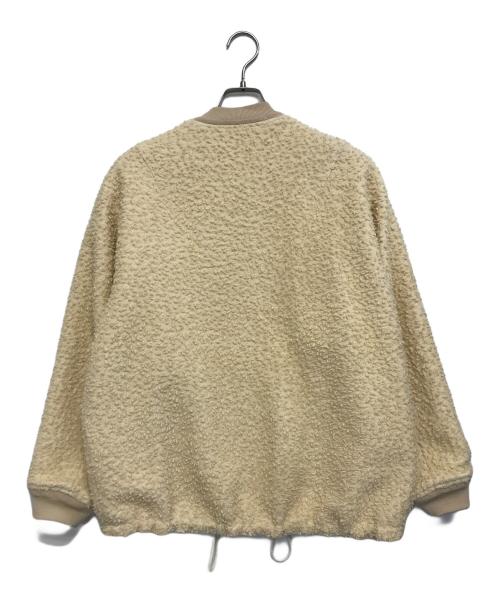 UNFIL（アンフィル）UNFIL (アンフィル) ボアボンバージャケット ベージュの古着・服飾アイテム