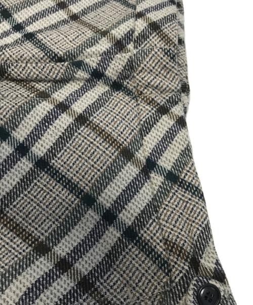 COMME des GARCONS HOMME PLUS（コムデギャルソンオムプリュス）COMME des GARCONS HOMME PLUS (コムデギャルソンオムプリュス) チェックパンツ ベージュ サイズ:Sの古着・服飾アイテム