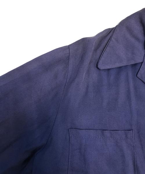 VINTAGE（ヴィンテージ）VINTAGE (ヴィンテージ) レーヨンギャバシャツジャケット ネイビー サイズ:表記なしの古着・服飾アイテム