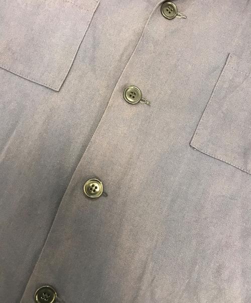 VINTAGE（ヴィンテージ）VINTAGE (ヴィンテージ) レーヨンギャバシャツジャケット ネイビー サイズ:表記なしの古着・服飾アイテム