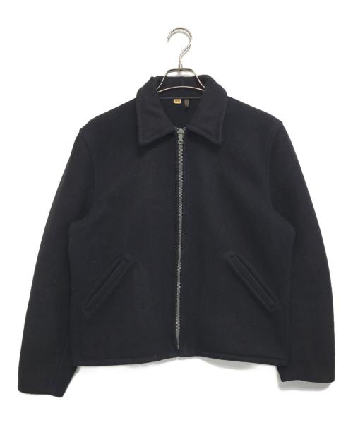 KING-O-WEAR（キングオーウェア）KING-O-WEAR (キングオーウェア) ウールスポーツジャケット ブラック サイズ:40の古着・服飾アイテム