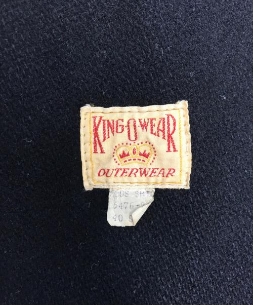 KING-O-WEAR（キングオーウェア）KING-O-WEAR (キングオーウェア) ウールスポーツジャケット ブラック サイズ:40の古着・服飾アイテム