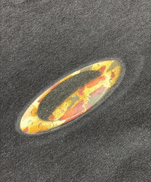 OAKLEY（オークリー）OAKLEY (オークリー) プリントTシャツ ブラック サイズ:Mの古着・服飾アイテム