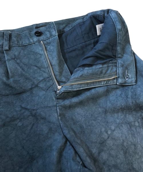 stussy（ステューシー）stussy (ステューシー) CANVAS VOLUME PLEATED TROUSER ブルー サイズ:28の古着・服飾アイテム