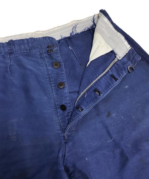 VINTAGE（ヴィンテージ）VINTAGE (ヴィンテージ) ファイヤーマンモールスキンパンツ ブルー サイズ:表記なしの古着・服飾アイテム