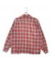 jayson (ジェイソン) オープンカラーチェックシャツ レッド サイズ:L：22000円