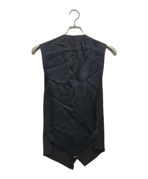 DIOR HOMME（ディオール オム）Dior Homme (ディオール オム) スラッシュジレベスト ブラック サイズ:44の古着・服飾アイテム