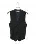 Dior Homme（ディオール オム）の古着「スラッシュジレベスト」｜ブラック