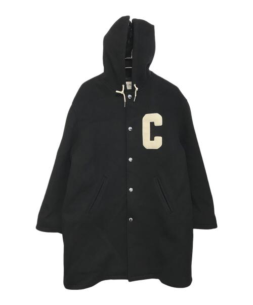 CELINE（セリーヌ）CELINE (セリーヌ) college parka in double face wool ブラック サイズ:46の古着・服飾アイテム