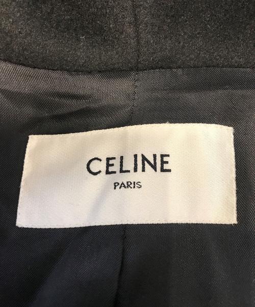 CELINE（セリーヌ）CELINE (セリーヌ) college parka in double face wool ブラック サイズ:46の古着・服飾アイテム
