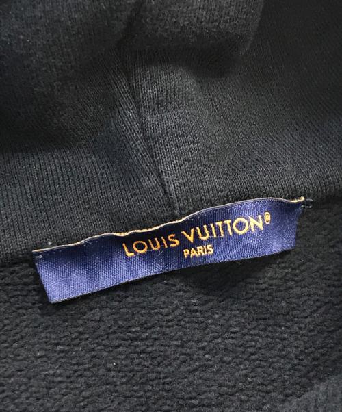 LOUIS VUITTON（ルイ ヴィトン）LOUIS VUITTON (ルイ ヴィトン) シグネチャーロゴパーカー ブラック サイズ:Mの古着・服飾アイテム