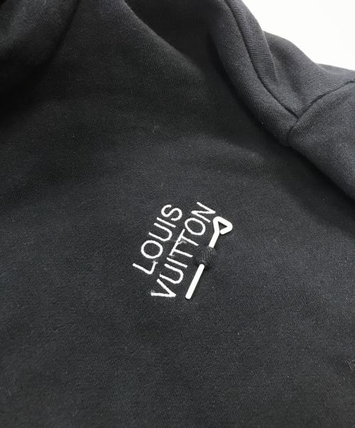 LOUIS VUITTON（ルイ ヴィトン）LOUIS VUITTON (ルイ ヴィトン) シグネチャーロゴパーカー ブラック サイズ:Mの古着・服飾アイテム