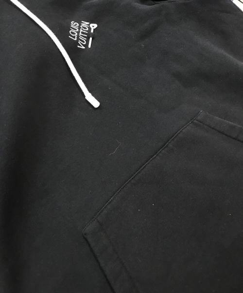 LOUIS VUITTON（ルイ ヴィトン）LOUIS VUITTON (ルイ ヴィトン) シグネチャーロゴパーカー ブラック サイズ:Mの古着・服飾アイテム