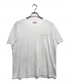 VALENTINOヴァレンティノ）の古着「エンボスロゴTシャツ」｜ホワイト