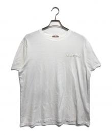 VALENTINO（ヴァレンティノ）の古着「エンボスロゴTシャツ」｜ホワイト