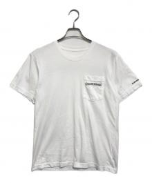 CHROME HEARTS（クロムハーツ）の古着「CHプラスクロスプリント ポケット Tシャツ」｜ホワイト