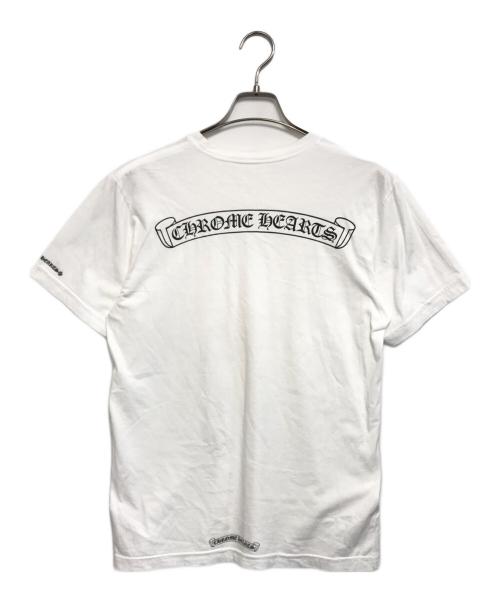 CHROME HEARTS（クロムハーツ）CHROME HEARTS (クロムハーツ) CHプラスクロスプリント ポケット Tシャツ ホワイト サイズ:MEDIUMの古着・服飾アイテム