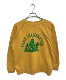 ArteX（アルテックス）の古着「フロッキープリントラグランスウェット」｜イエロー