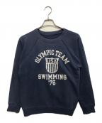 VINTAGEヴィンテージ）の古着「ラグランスウェット」｜ネイビー