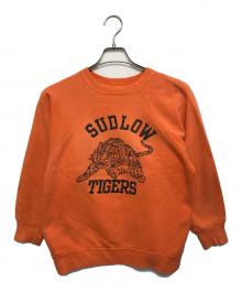 VINTAGE（ヴィンテージ）の古着「ラグランスウェット」｜オレンジ