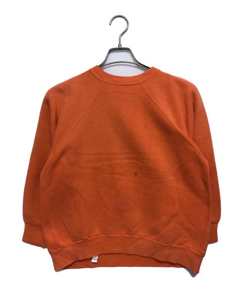 VINTAGE（ヴィンテージ）VINTAGE (ヴィンテージ) ラグランスウェット オレンジ サイズ:不明の古着・服飾アイテム