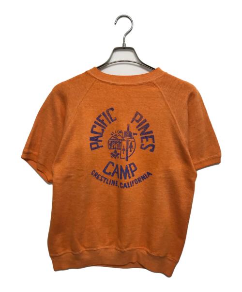 VINTAGE（ヴィンテージ）VINTAGE (ヴィンテージ) 半袖スウェット オレンジ サイズ:不明の古着・服飾アイテム