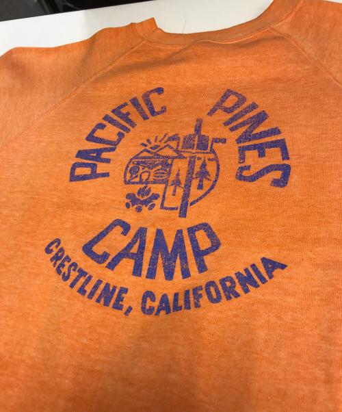 VINTAGE（ヴィンテージ）VINTAGE (ヴィンテージ) 半袖スウェット オレンジ サイズ:不明の古着・服飾アイテム