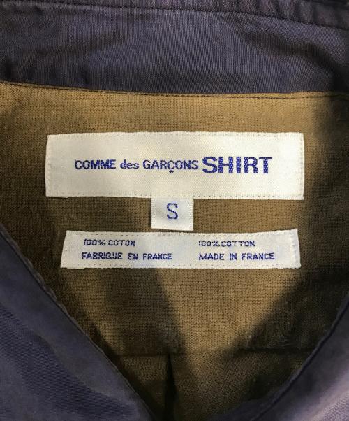 COMME des GARCONS SHIRT（コムデギャルソンシャツ）COMME des GARCONS SHIRT (コムデギャルソンシャツ) 裏起毛シャツ パープル サイズ:Sの古着・服飾アイテム