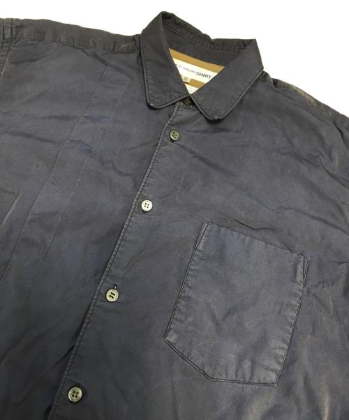 COMME des GARCONS SHIRT（コムデギャルソンシャツ）COMME des GARCONS SHIRT (コムデギャルソンシャツ) 裏起毛シャツ パープル サイズ:Sの古着・服飾アイテム