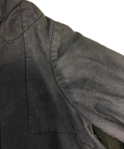 COMME des GARCONS COMME des GARCONS（コムデギャルソン コムデギャルソン）COMME des GARCONS COMME des GARCONS (コムデギャルソン コムデギャルソン) フーデット変形ジャケット ネイビー サイズ:XSの古着・服飾アイテム