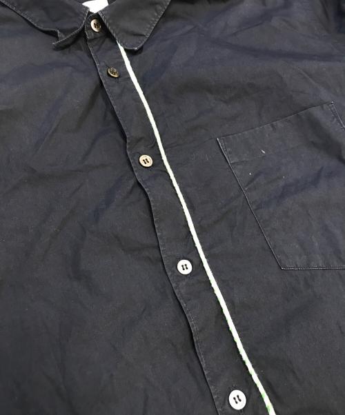 COMME des GARCONS HOMME（コムデギャルソン オム）COMME des GARCONS HOMME (コムデギャルソン オム) パイピングデザインシャツ ネイビー サイズ:表記なしの古着・服飾アイテム