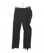 COMME des GARCONSコムデギャルソン）の古着「カットオフ異素材切替パンツ」｜ブラック