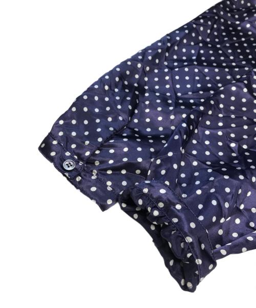 COMME des GARCONS GIRL（コムデギャルソンガール）COMME des GARCONS GIRL (コムデギャルソンガール) ドットフリルブラウス パープル サイズ:Sの古着・服飾アイテム