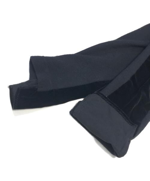 COMME des GARCONS（コムデギャルソン）COMME des GARCONS (コムデギャルソン) ベロア切替燕尾カットソー ブラック サイズ:Sの古着・服飾アイテム