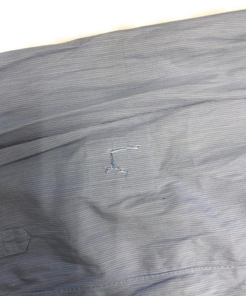 COMME des GARCONS SHIRT（コムデギャルソンシャツ）COMME des GARCONS SHIRT (コムデギャルソンシャツ) 襟切替ストライプシャツ ブルー サイズ:Mの古着・服飾アイテム