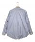 COMME des GARCONS SHIRT (コムデギャルソンシャツ) 襟切替ストライプシャツ ブルー サイズ:M：20000円