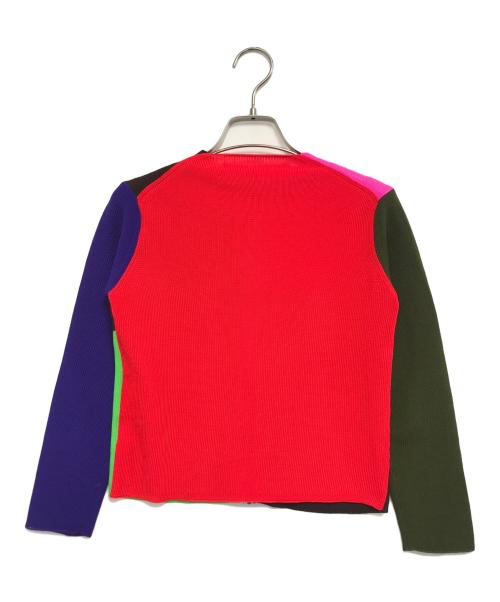 JUNYA WATANABE COMME des GARCONS（(ジュンヤワタナベ コムデギャルソン）JUNYA WATANABE COMME des GARCONS ((ジュンヤワタナベ コムデギャルソン) 00's マルチカラーニットジャケット サイズ:表記なしの古着・服飾アイテム