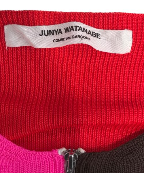 JUNYA WATANABE COMME des GARCONS（(ジュンヤワタナベ コムデギャルソン）JUNYA WATANABE COMME des GARCONS ((ジュンヤワタナベ コムデギャルソン) 00's マルチカラーニットジャケット サイズ:表記なしの古着・服飾アイテム