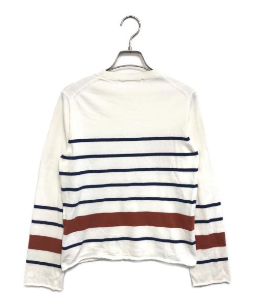 COMME des GARCONS COMME des GARCONS（コムデギャルソン コムデギャルソン）COMME des GARCONS COMME des GARCONS (コムデギャルソン コムデギャルソン) ボーダーニット ホワイト サイズ:SSの古着・服飾アイテム