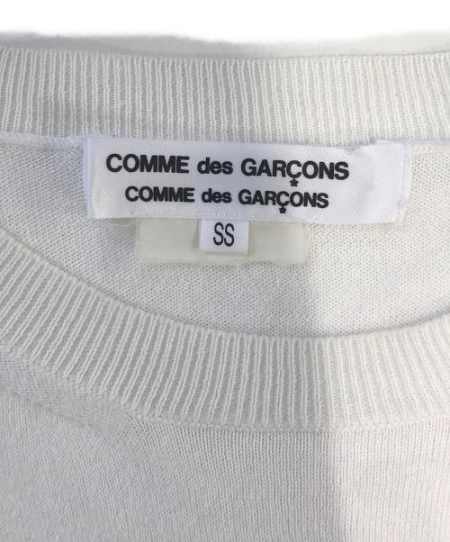 COMME des GARCONS COMME des GARCONS（コムデギャルソン コムデギャルソン）COMME des GARCONS COMME des GARCONS (コムデギャルソン コムデギャルソン) ボーダーニット ホワイト サイズ:SSの古着・服飾アイテム